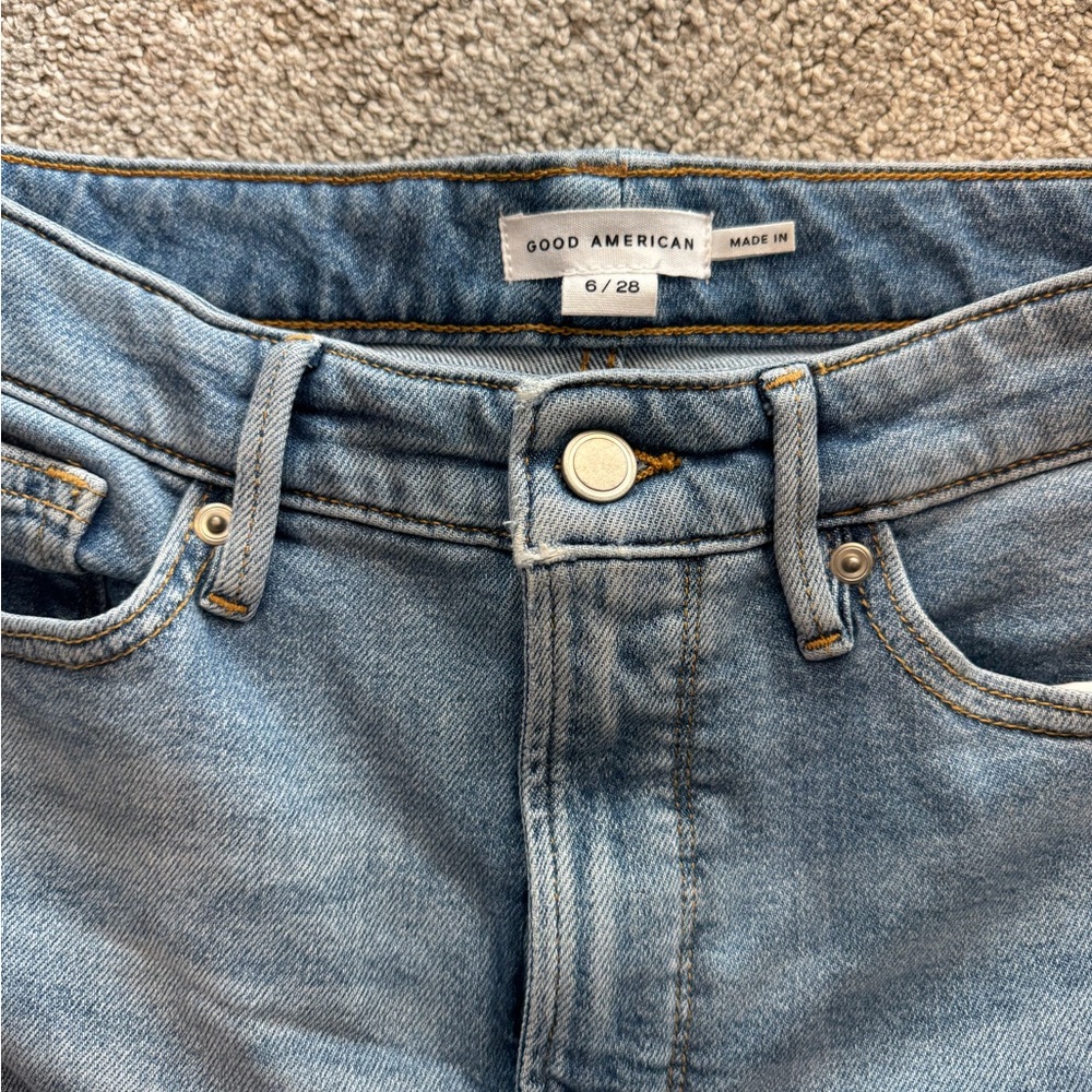 Good American denim midi skirt - Picture 2 of 5